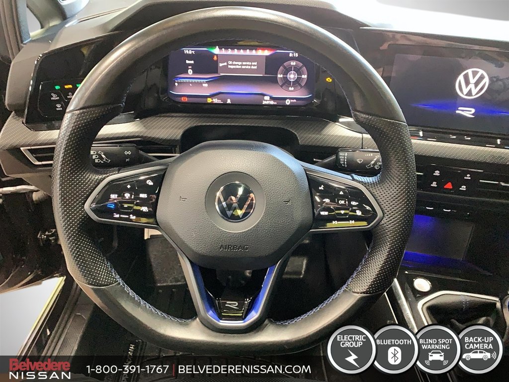 2023 Volkswagen Golf R AWD  MANUELLE 6 VITESSES CUIR TOIT NAV CAM in Saint-Jérôme, Quebec - 12 - w1024h768px