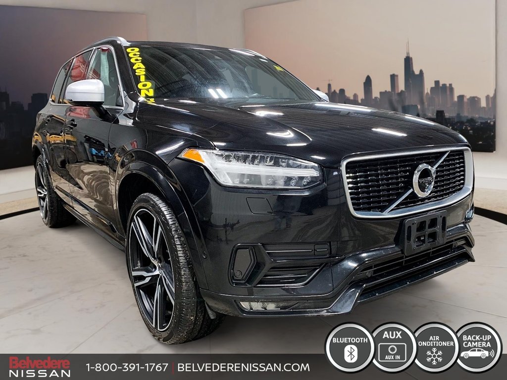 2019 Volvo XC90 R-Design T6 AWD CUIR TOIT PANO BLUETOOTH in Saint-Jérôme, Quebec - 3 - w1024h768px