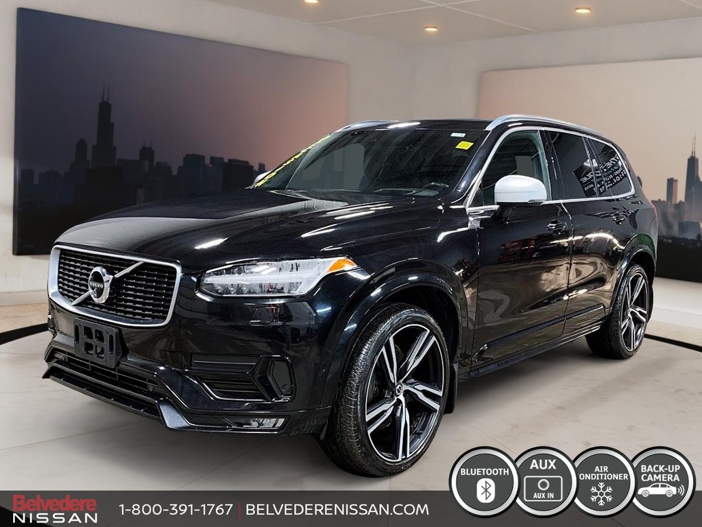 2019 Volvo XC90 R-Design T6 AWD CUIR TOIT PANO BLUETOOTH in Saint-Jérôme, Quebec - 1 - w1024h768px