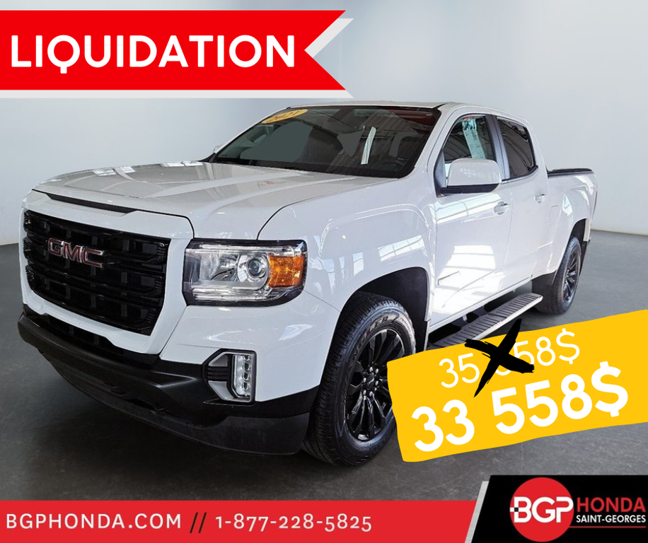 2021 GMC Canyon 4WD ELEVATION in Saint-Georges, Quebec - 1 - w1024h768px
