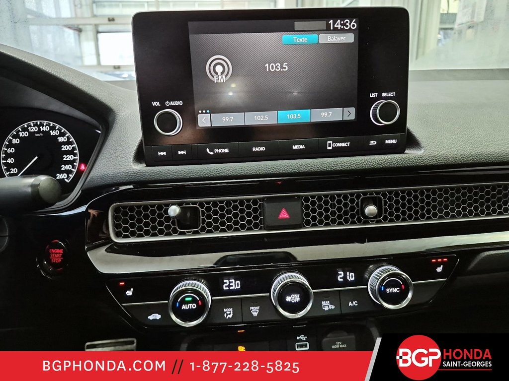 Honda Civic Sedan SPORT 2022 à Saint-Georges, Québec - 15 - w1024h768px