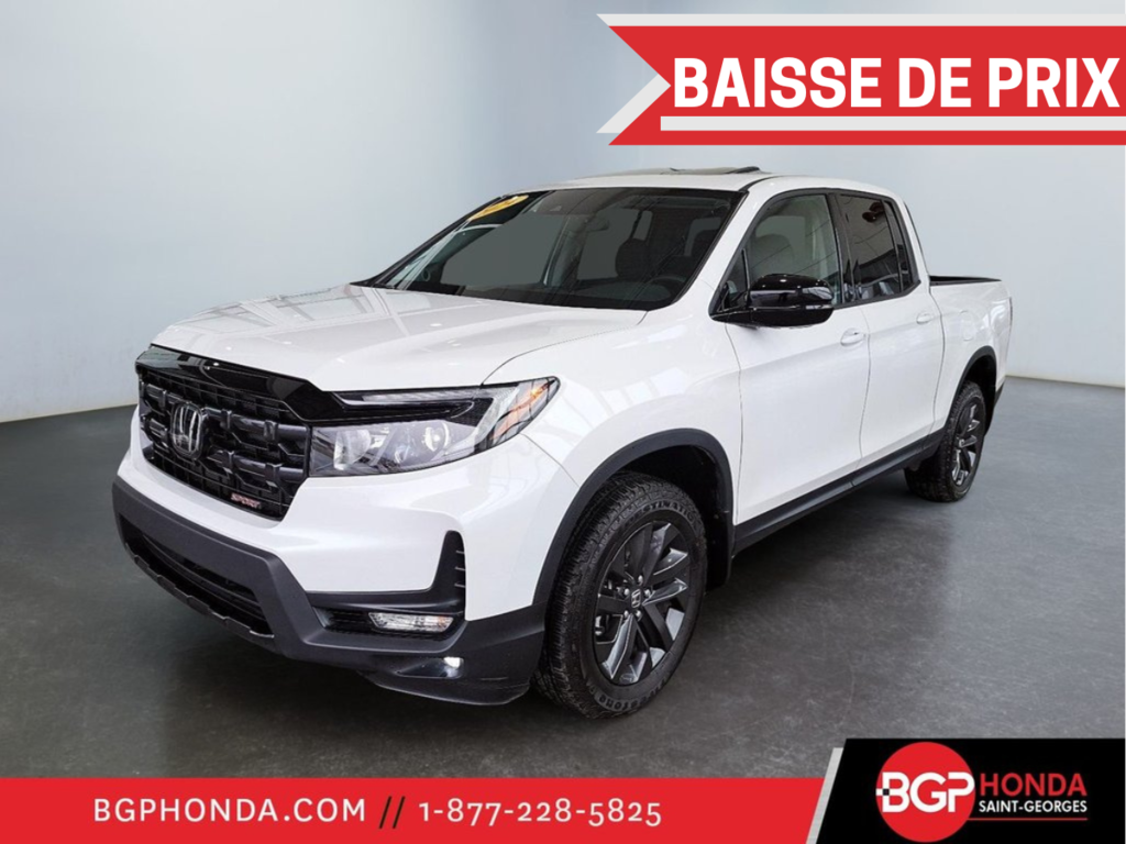 Honda Ridgeline SPORT AWD 2024 à Saint-Georges, Québec - 1 - w1024h768px