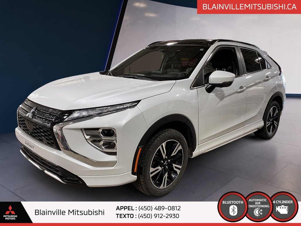 2023  ECLIPSE CROSS GT S-AWC + TOIT PANO. + CUIR + VOLANT CHAUFFANT in Brossard, Quebec - 1 - w1024h768px