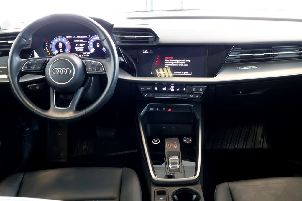 2022 Audi A3 SEDAN Komfort Quattro BAS KM !!! in St-Jean-Sur-Richelieu, Quebec - 11 - w1024h768px