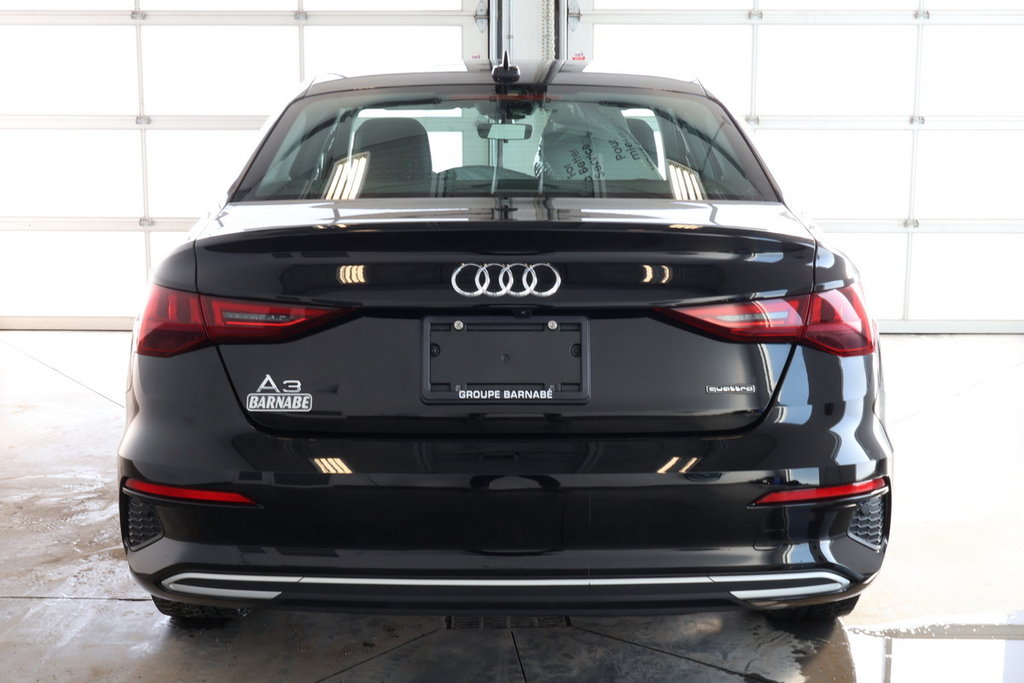 2022 Audi A3 SEDAN Komfort Quattro BAS KM !!! in St-Jean-Sur-Richelieu, Quebec - 6 - w1024h768px