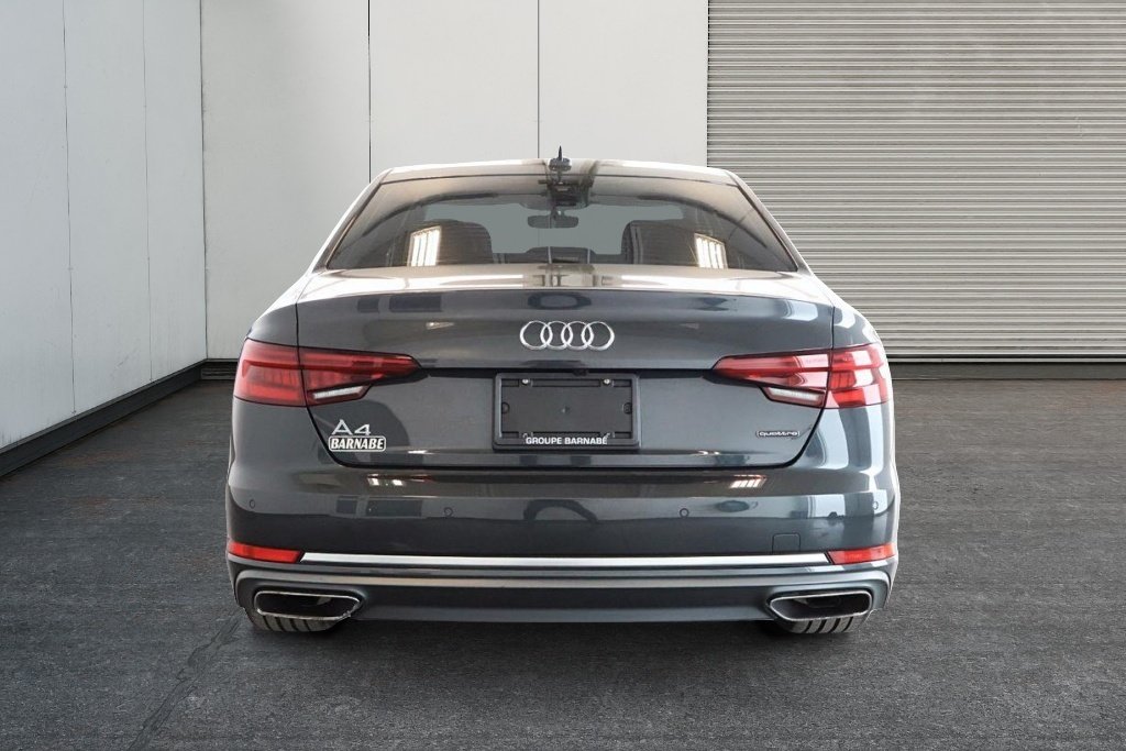 Audi A4 Sedan Komfort Quattro - Toit-Ouvrant - Cuir 2019 à St-Jean-Sur-Richelieu, Québec - 6 - w1024h768px