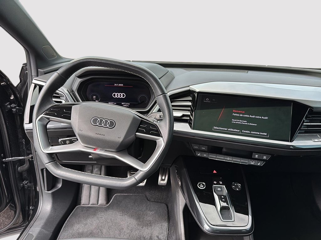 Audi Q4 e-tron Sportback Sportback Quattro 50 S-Line 2023 à St-Jean-Sur-Richelieu, Québec - 10 - w1024h768px