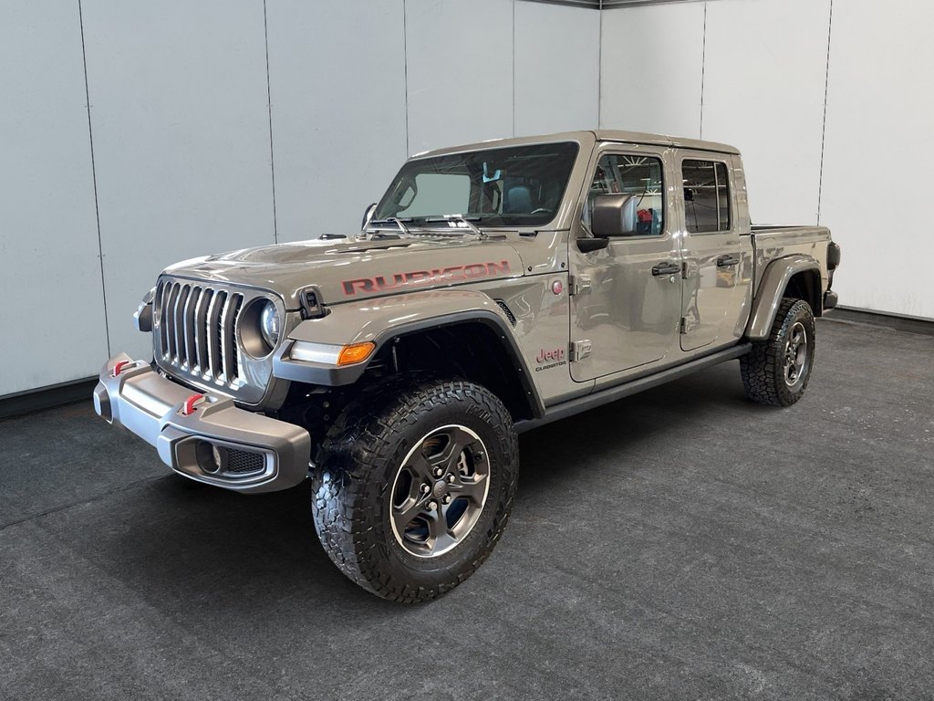 2023 Jeep Gladiator RUBICON 4X4 // SIÈGES ET VOLANT CHAUFFANTS in St-Jean-Sur-Richelieu, Quebec - 1 - w1024h768px