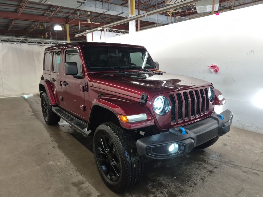 2022 Jeep Wrangler 4xe Unlimited Sahara DEUX TOITS INCLUS in St-Jean-Sur-Richelieu, Quebec - 3 - w1024h768px