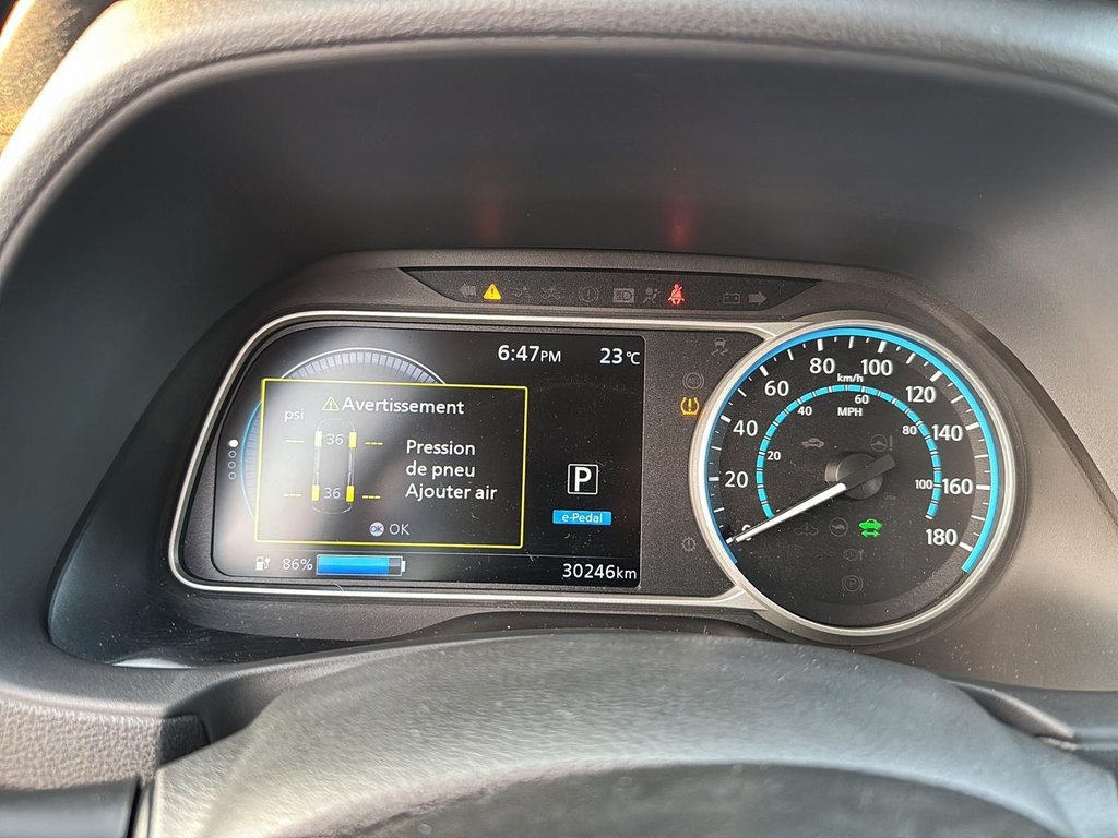 Nissan Leaf SV PLUS NAVIGATION 2023 à St-Jean-Sur-Richelieu, Québec - 13 - w1024h768px