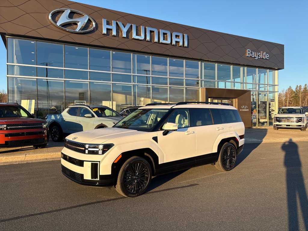 2026 Hyundai Santa Fe 1.6T Ultimate Calligraphy Hybrid AWD 6- Pass Beige in Bathurst, New Brunswick - 1 - w1024h768px
