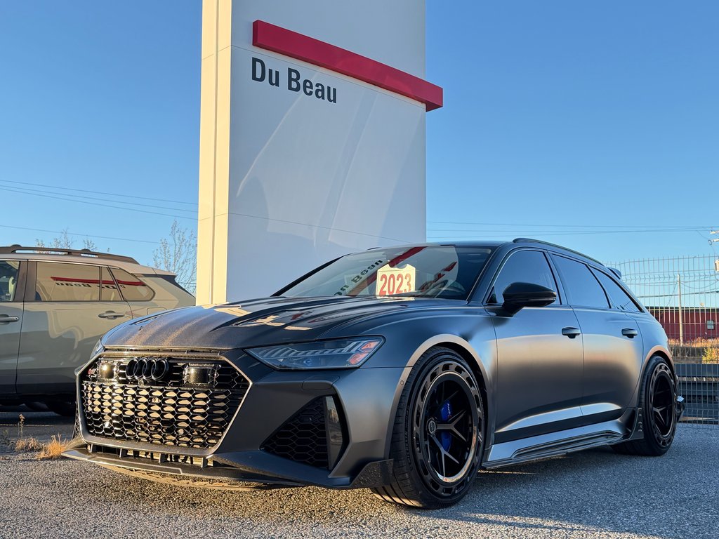 2023 Audi RS 6 Avant EXLUSIVE  1/1 ( 840HP) CERCUEIL ROULANT !!! / in Thetford Mines, Quebec - 1 - w1024h768px