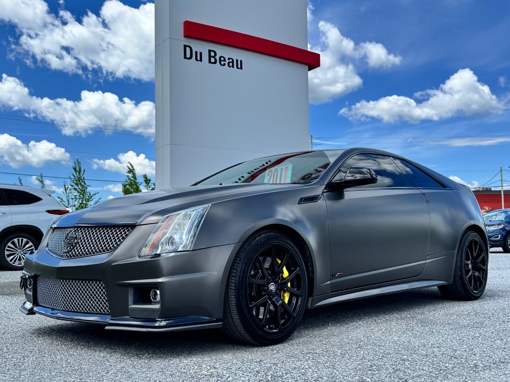Cadillac CTS-V Coupe MANUELLE / STAGE 2 - 650 WHP / WRAP COMPLET / VÉHICULE RARE 2011 à Thetford Mines, Québec - 1 - w1024h768px