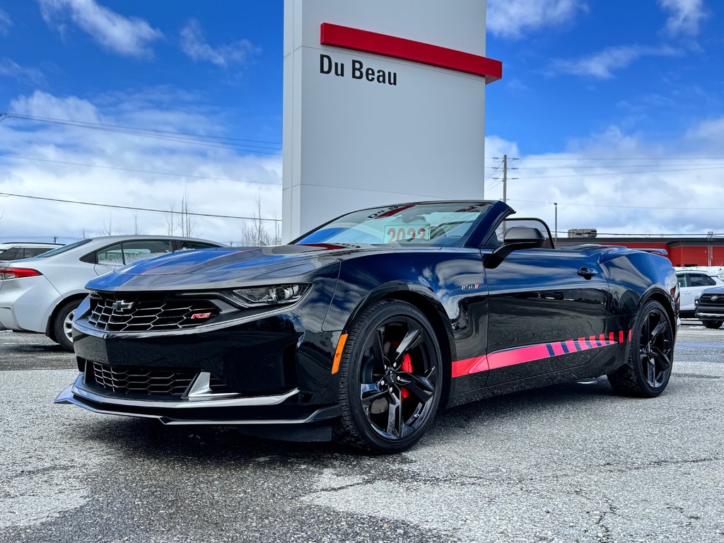 2023 Chevrolet Camaro CONVERTIBLE / BAS KILOMÉTRAGE / MOTEUR 6.2L / JUPE AVANT / IMPECCABLE in Thetford Mines, Quebec - 2 - w1024h768px
