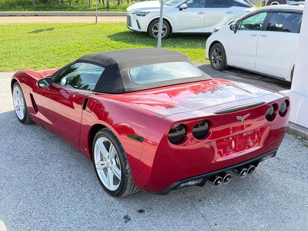 2008 Chevrolet Corvette CONVERTIBLE / 3LT  / MANUEL /  FREINS NEUFS / WOW in Thetford Mines, Quebec - 62 - w1024h768px
