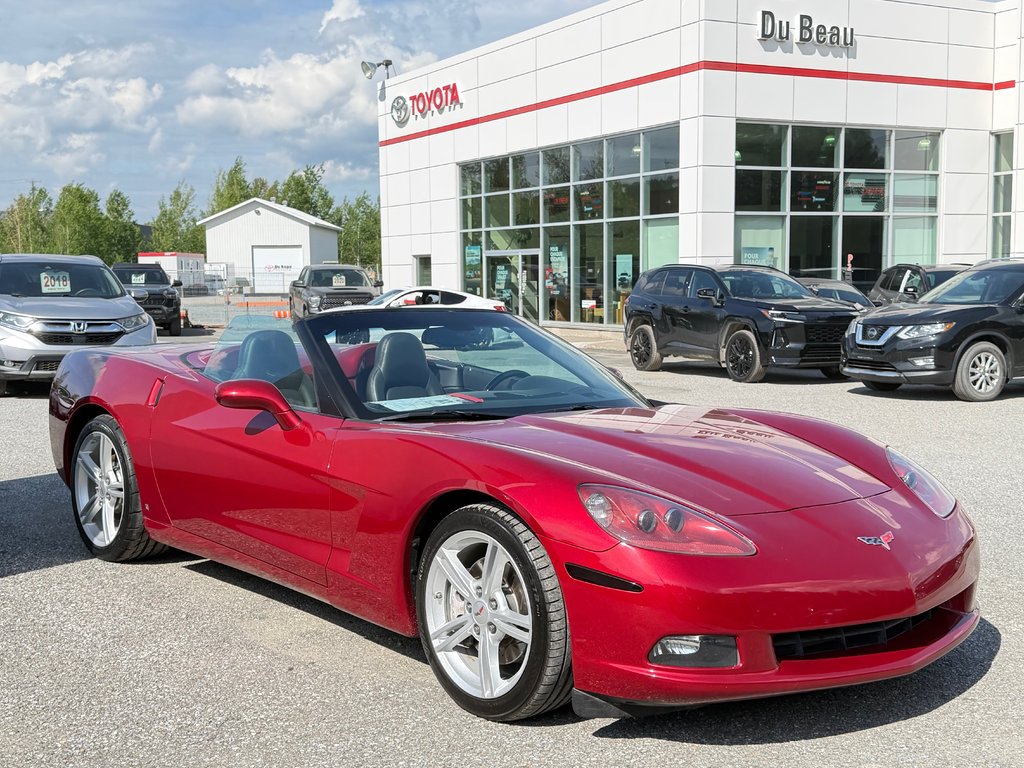 2008 Chevrolet Corvette CONVERTIBLE / 3LT  / MANUEL /  FREINS NEUFS / WOW in Thetford Mines, Quebec - 3 - w1024h768px