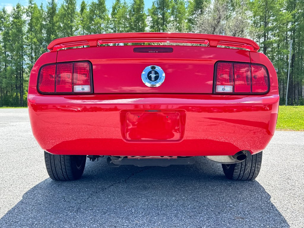 Ford Mustang CONVERTIBLE / ROUGE SUR ROUGE / MOTEUR V6 / MAGS 17 / JAMAIS SORTI L’HIVER 2006 à Thetford Mines, Québec - 20 - w1024h768px