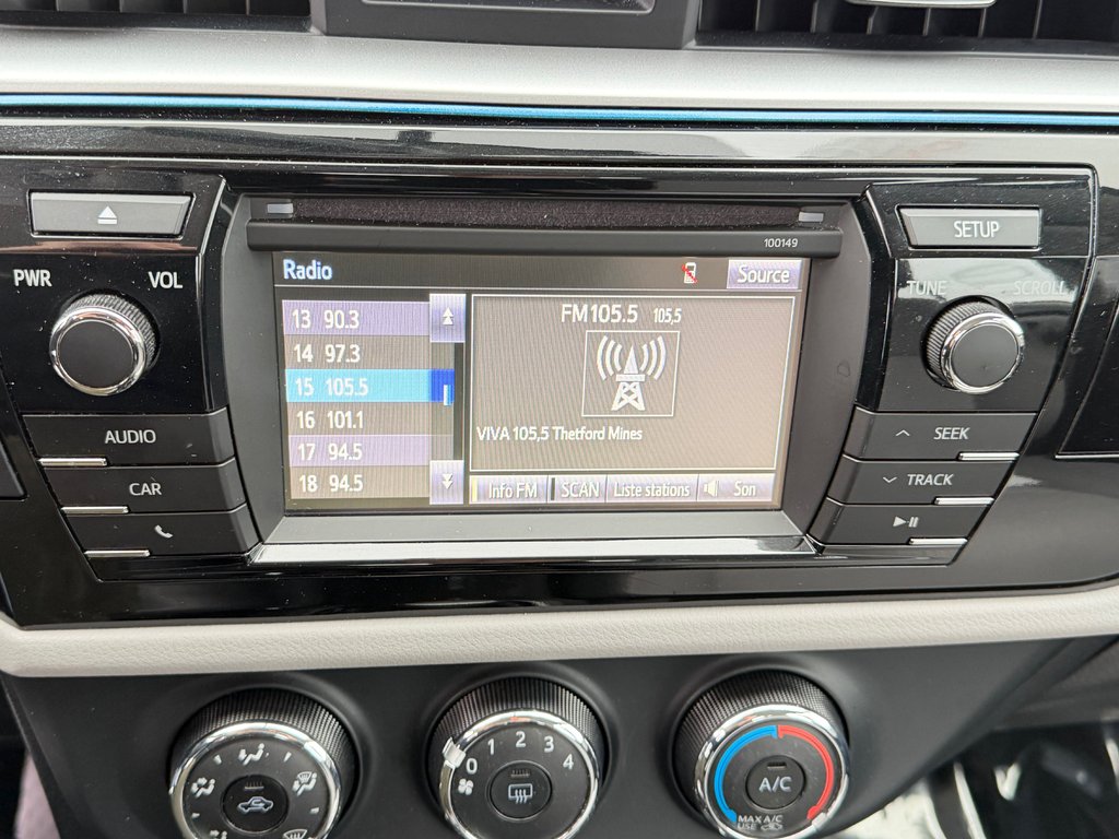 Toyota Corolla LE / BAS KILOS / INSPECTÉ RÉPARÉ / FIABILITÉ / 2014 à Thetford Mines, Québec - 34 - w1024h768px