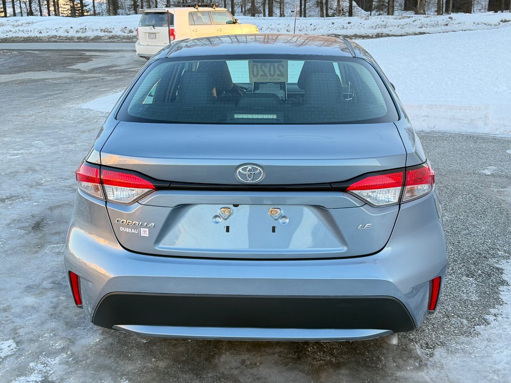 Toyota Corolla LE / AUTOM / BAS KILOS / PEA 21-10-27= 98.997KM / 2020 à Thetford Mines, Québec - 7 - w1024h768px
