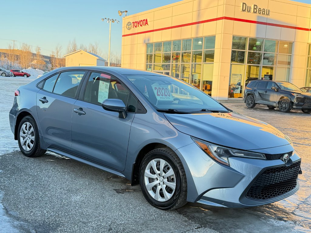 Toyota Corolla LE / AUTOM / BAS KILOS / PEA 21-10-27= 98.997KM / 2020 à Thetford Mines, Québec - 4 - w1024h768px