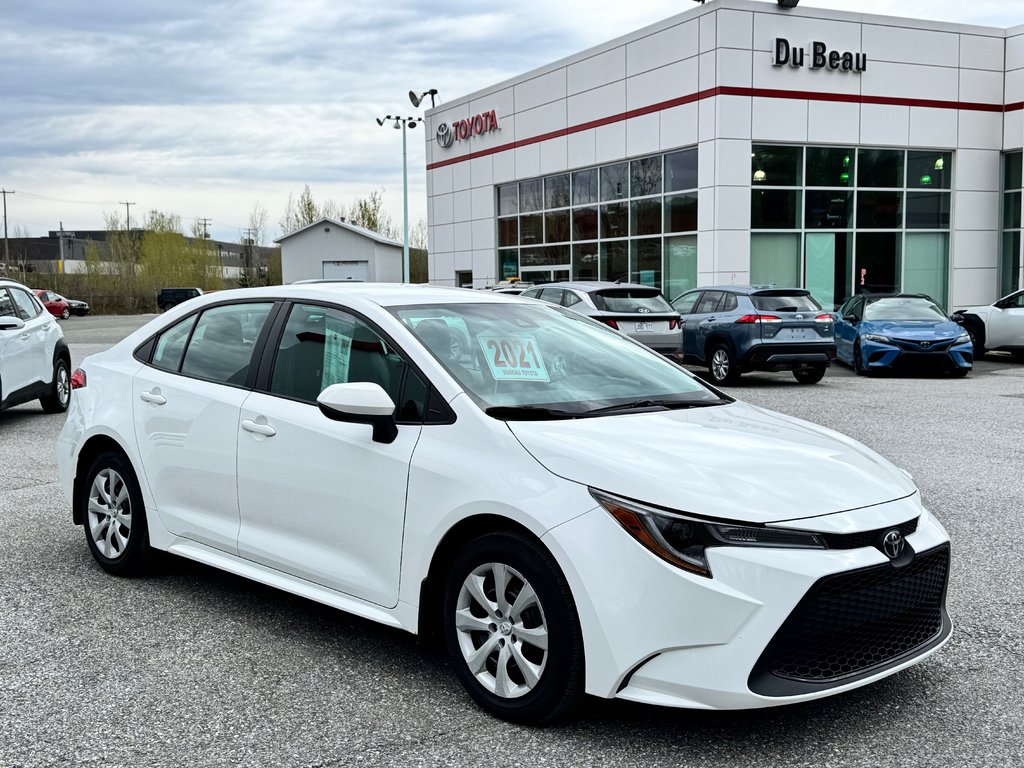 Toyota Corolla LE / TRÈS BAS KILOS / AUBAINE A SAISIR / 2021 à Thetford Mines, Québec - 3 - w1024h768px