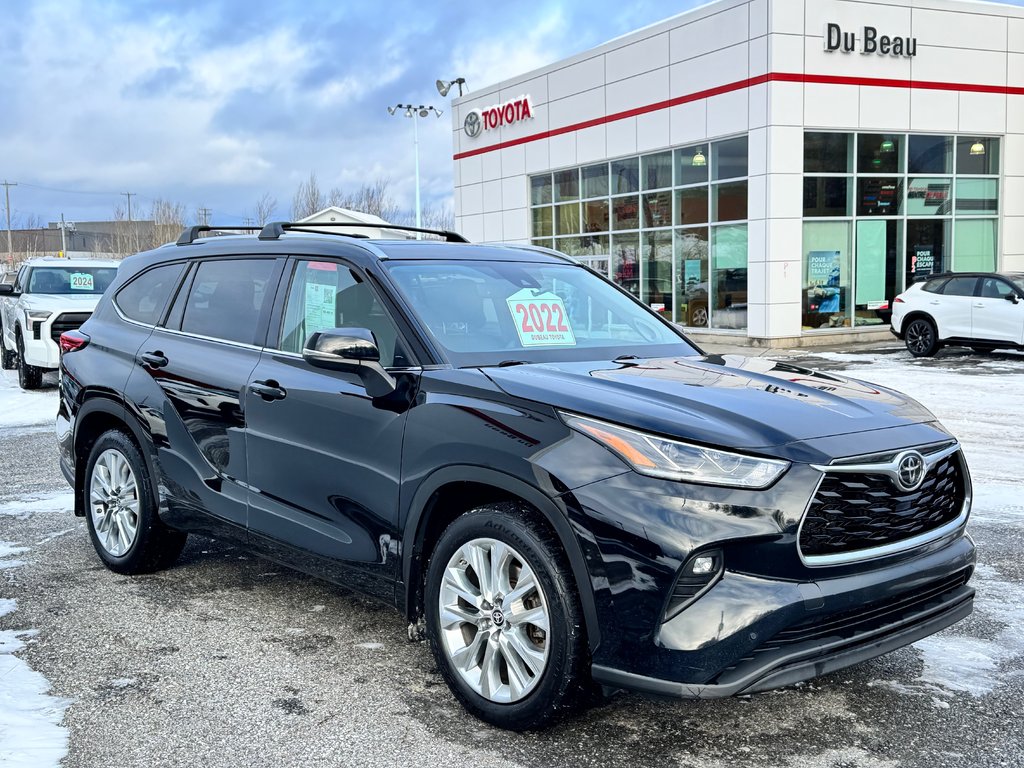 2022 Toyota Highlander LIMITED / BARRE DE TOIT / 7 PASSAGERS / HITCH D'ORIGINE / in Thetford Mines, Quebec - 3 - w1024h768px