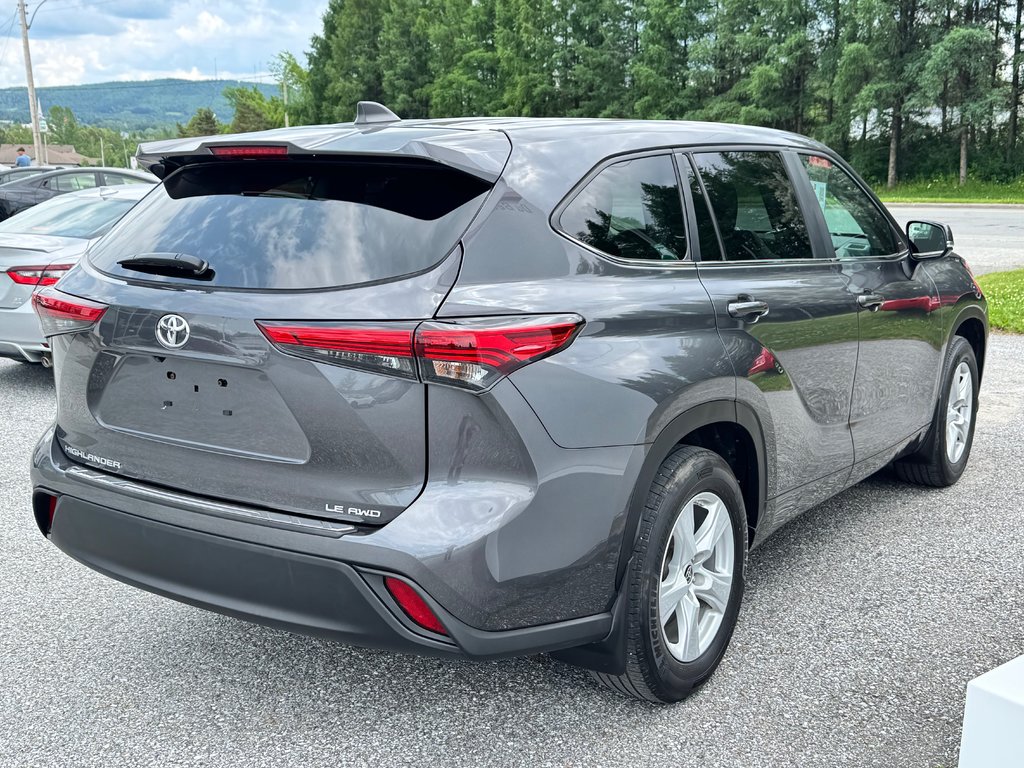 Toyota Highlander LE AWD / BAS KILOS / MEILLEUR VUS SUR LE MARCHÉ / 2023 à Thetford Mines, Québec - 4 - w1024h768px