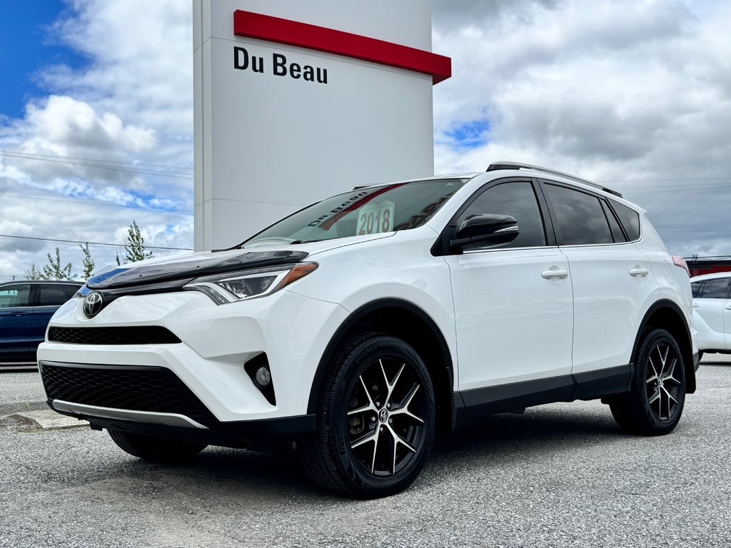 Toyota RAV4 SE AWD / CUIR / GPS / HITCH ET +++ / 2018 à Thetford Mines, Québec - 1 - w1024h768px