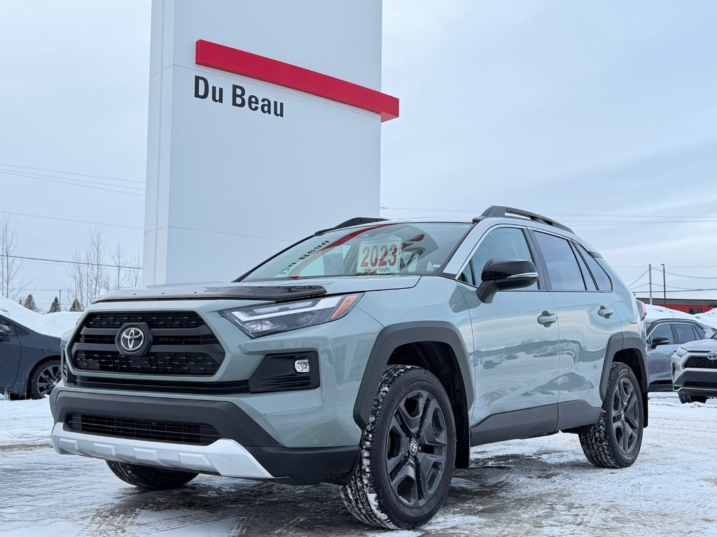 Toyota RAV4 TRAIL AWD / TRÈS BAS KILOS / COULEUR RARE !!! / 2023 à Thetford Mines, Québec - 1 - w1024h768px