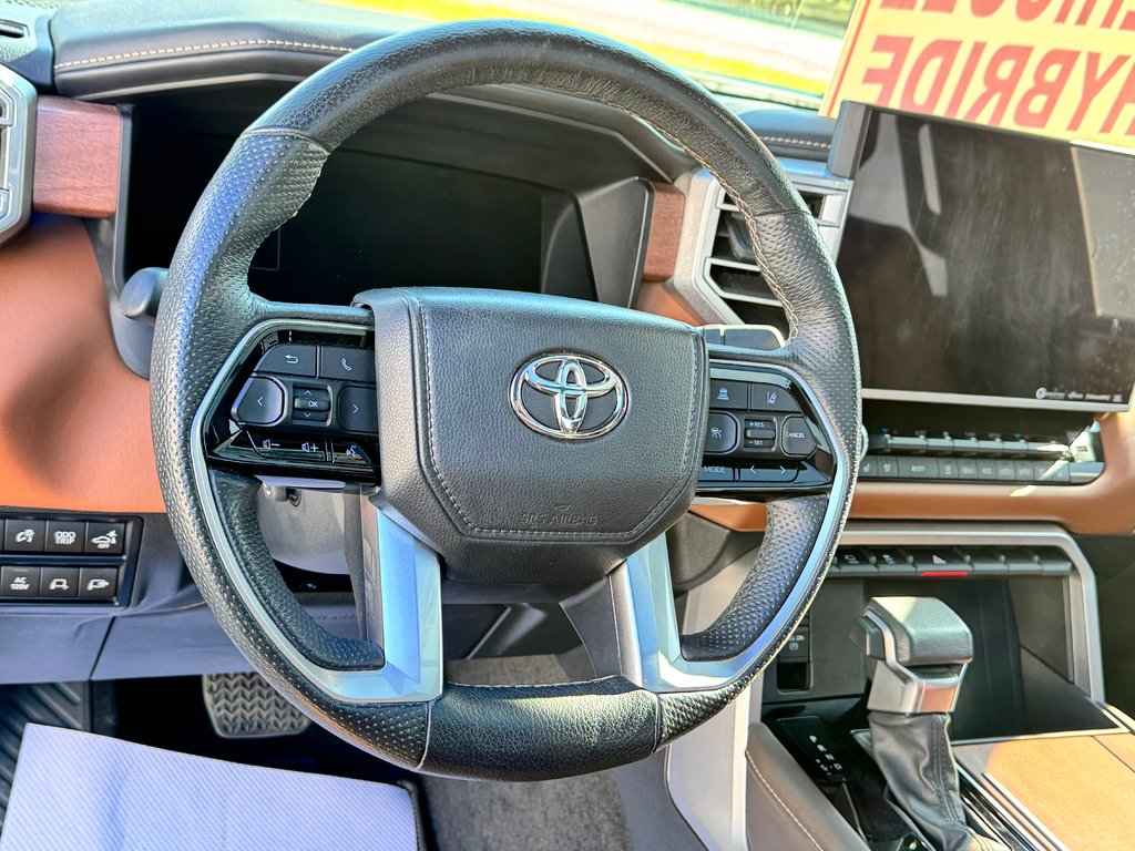 2023 Toyota Tundra PATINUM 1794 HYBRID / LIFT KIT / CHROME DELETE / PEA 200 000 km / SUSPENSION RENFORCI - BALLON / PNEUS NEUF KO3 in Thetford Mines, Quebec - 47 - w1024h768px