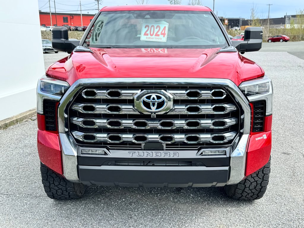 Toyota Tundra PLATINUM HYBRID / PEA 28-02-28=100km / GR. REMORQUAGE / LIFT KIT / MAGS 20  FUEL / PNEUS TOYO 2024 à Thetford Mines, Québec - 2 - w1024h768px