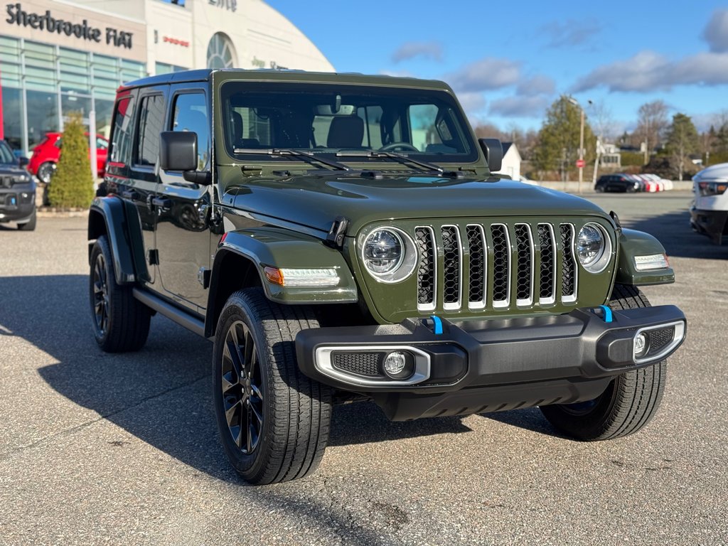 2023  Wrangler 4xe SAHARA 4X4 // CUIR // TEMPS FROID in Sherbrooke, Quebec - 2 - w1024h768px