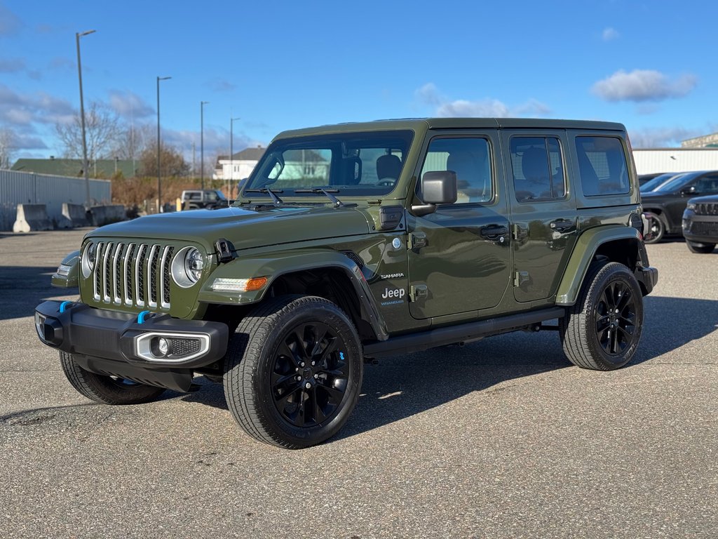 2023  Wrangler 4xe SAHARA 4X4 // CUIR // TEMPS FROID in Sherbrooke, Quebec - 1 - w1024h768px