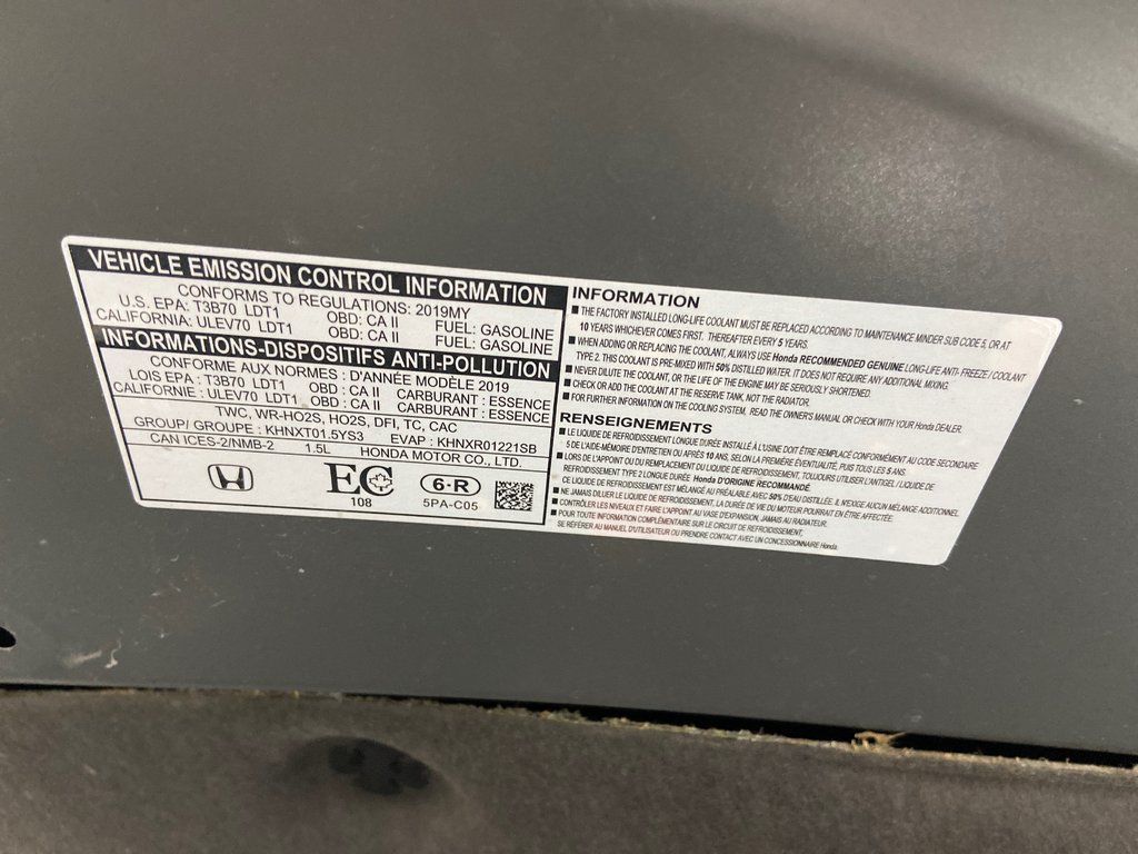 Honda CR-V LX 2019 à Cowansville, Québec - 15 - w1024h768px