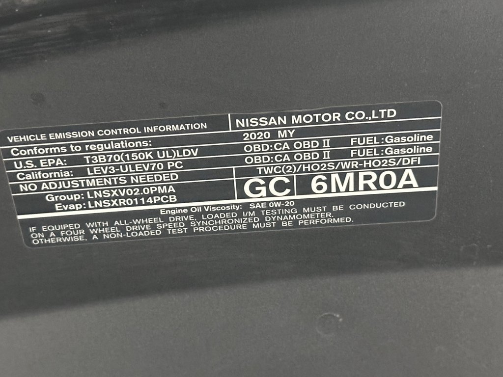 Nissan Qashqai S TA 2020 à Cowansville, Québec - 13 - w1024h768px