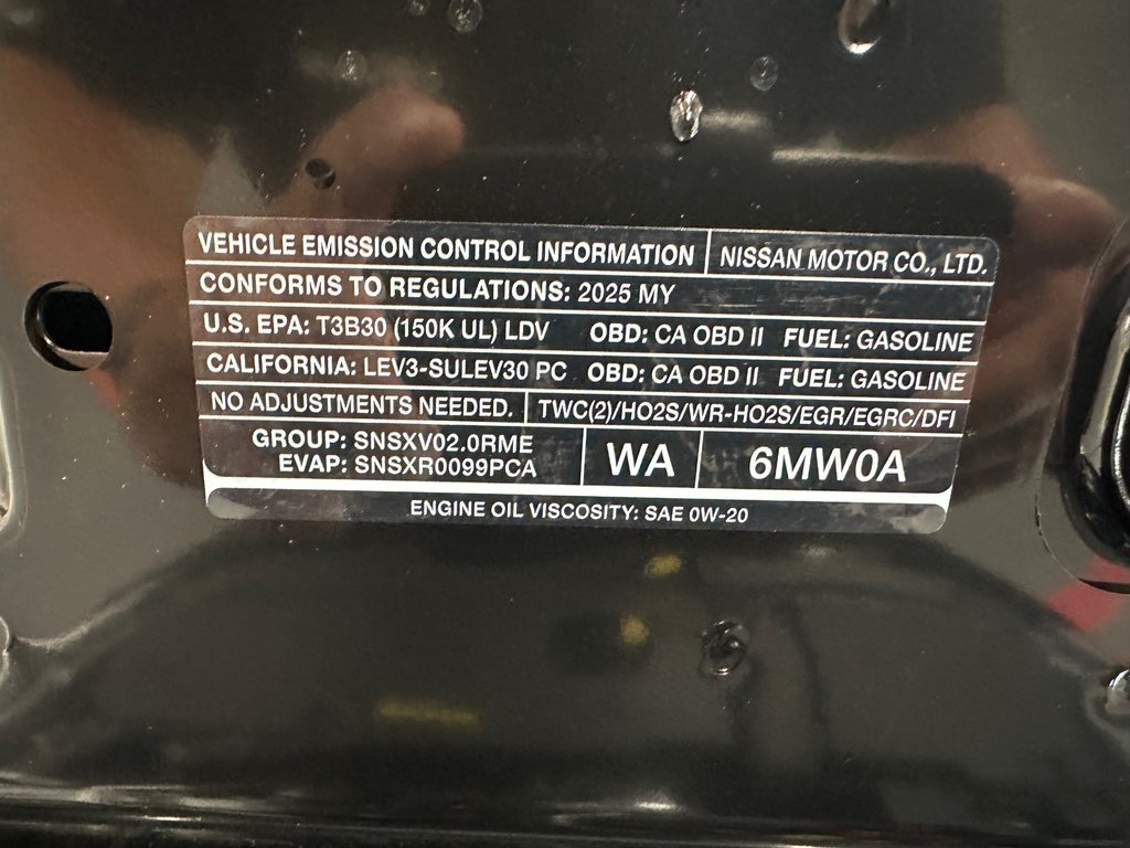 Nissan Sentra SR 2025 à Cowansville, Québec - 19 - w1024h768px