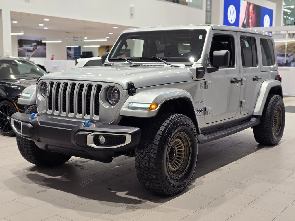 Jeep Wrangler 4xe Unlimited Sahara | DÉMARREUR | CUIR | 8 PNEUS 2023 à Laval, Québec - 4 - w1024h768px