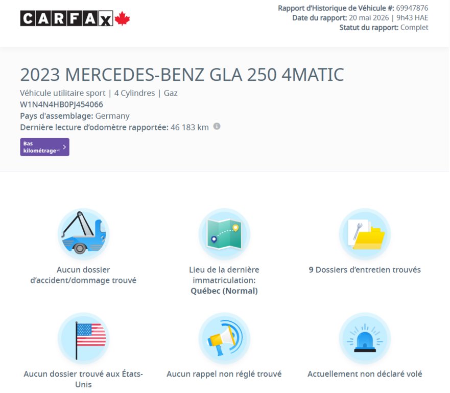 Mercedes-Benz GLA 250 4MATIC | TOIT PANO | CUIR | CARPLAY | CAMÉRA | 8 PNEUS | BAS KM +++ 2023 à Laval, Québec - 2 - w1024h768px