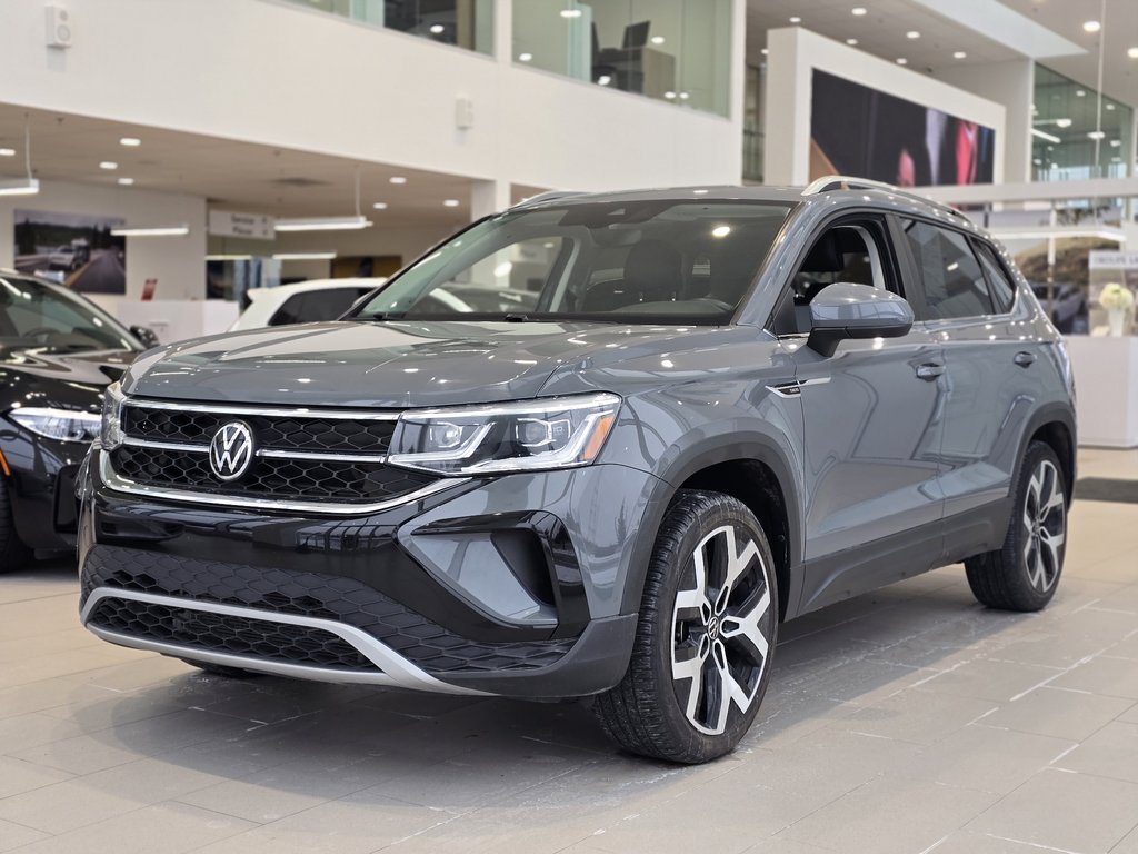 Volkswagen Taos Highline | BAS KM | DÉMARREUR | PANO | CUIR | AWD 2022 à Laval, Québec - 3 - w1024h768px
