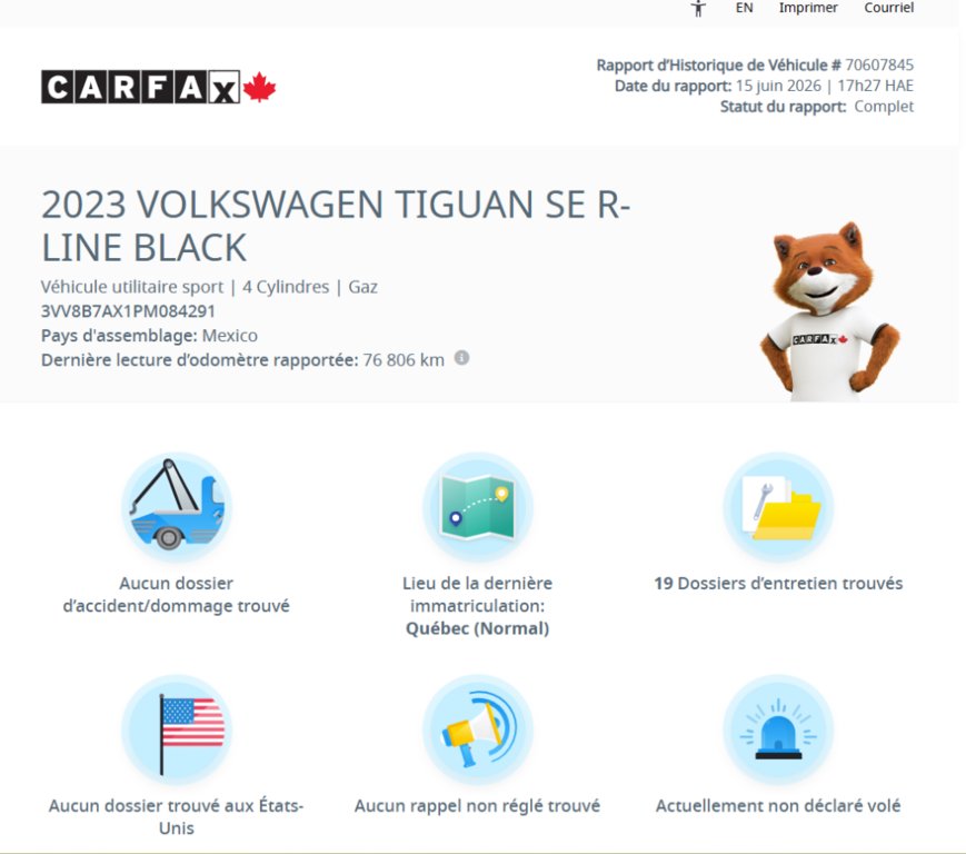 2023 Volkswagen Tiguan Comfortline R-Line Black Edition 4MOTION | DÉMARREUR | TOIT PANO +++ in Laval, Quebec - 2 - w1024h768px