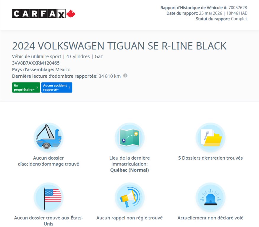Volkswagen Tiguan Comfortline R-Line Black Edition 4MOTION | DÉMARREUR | TOIT PANO +++ 2024 à Laval, Québec - 2 - w1024h768px