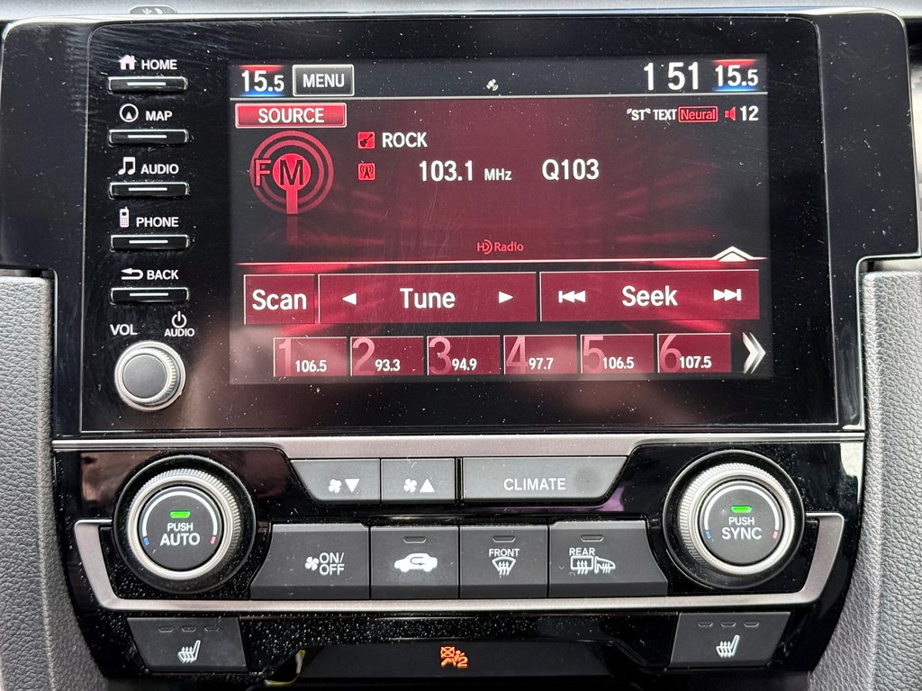Honda CIVIC SI Coupe | Sunroof, Multi-zone AC, FM/Bluetooth Audio 2019 à COLDBROOK, Nouvelle-Écosse - 14 - w1024h768px