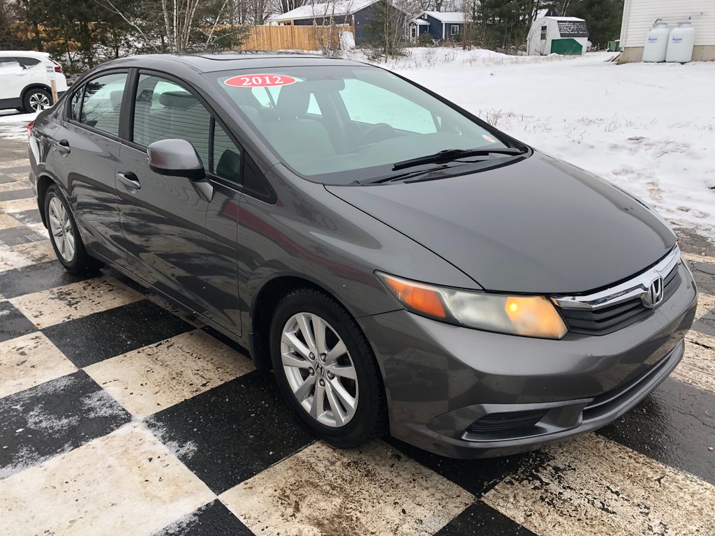 2012 Honda Civic EX - sunroof, alloy rims, power mirrors, t/c in COLDBROOK, Nova Scotia - 3 - w1024h768px