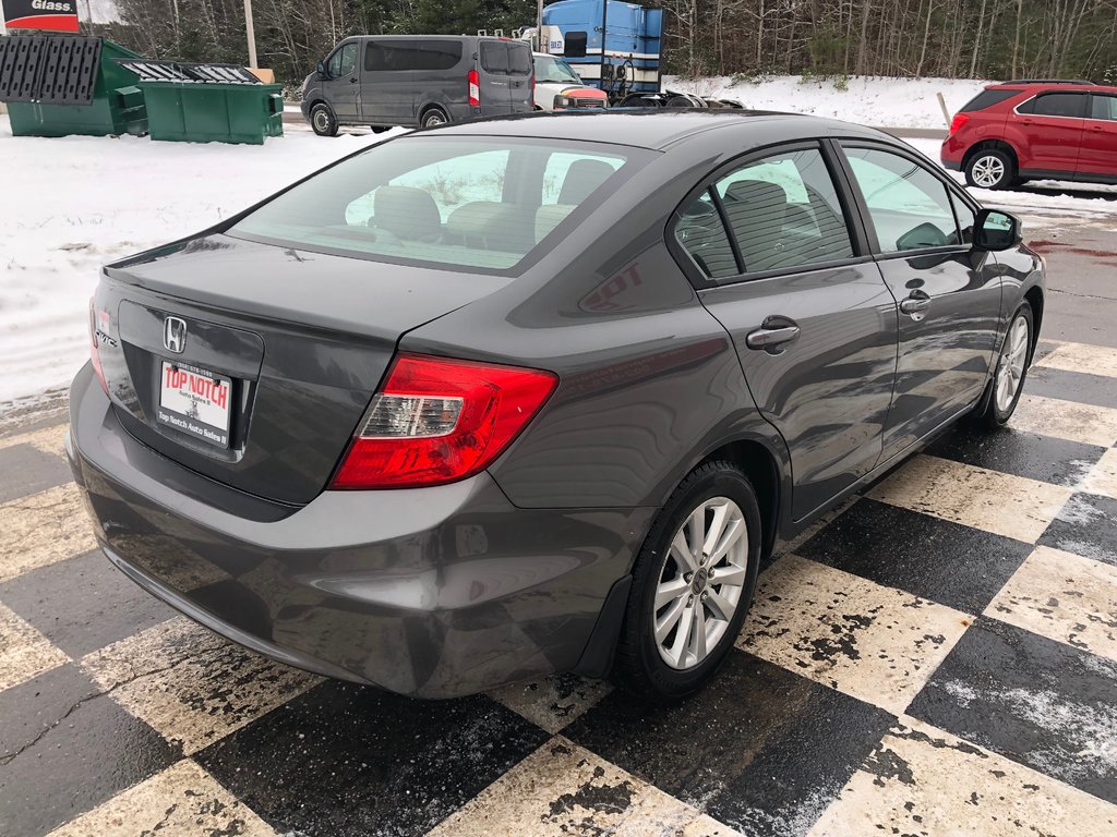 2012 Honda Civic EX - sunroof, alloy rims, power mirrors, t/c in COLDBROOK, Nova Scotia - 4 - w1024h768px