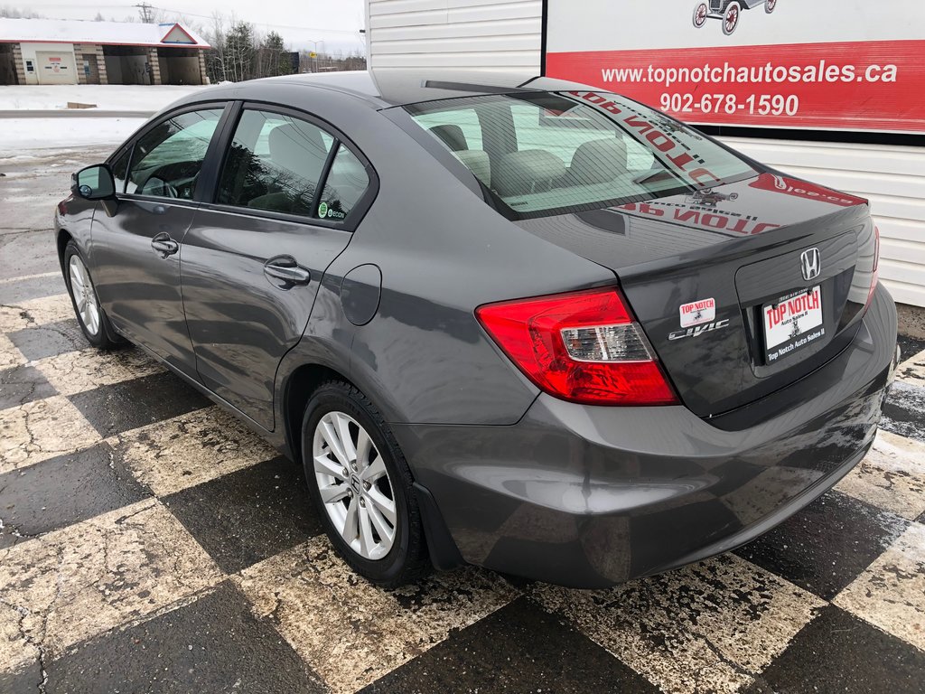 2012 Honda Civic EX - sunroof, alloy rims, power mirrors, t/c in COLDBROOK, Nova Scotia - 6 - w1024h768px