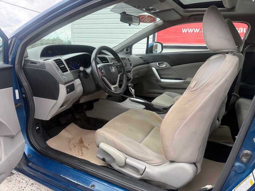 2012 Honda CIVIC LX, keyless entry, CRUISE CONTROL, Bluetooth in Kentville, Nova Scotia - 9 - w1024h768px