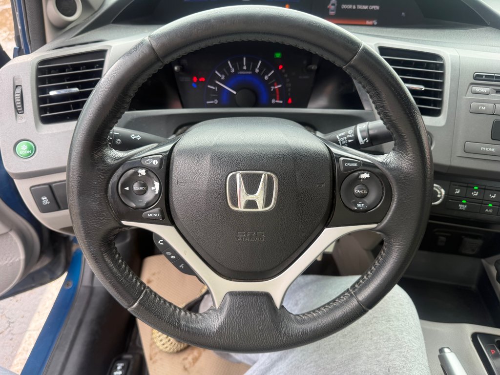 2012 Honda CIVIC LX, keyless entry, CRUISE CONTROL, Bluetooth in Kentville, Nova Scotia - 10 - w1024h768px