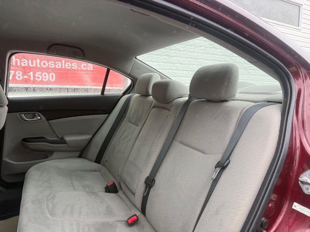Honda CIVIC LX, Keyless entry, MP3, Cruise control 2013 à COLDBROOK, Nouvelle-Écosse - 14 - w1024h768px