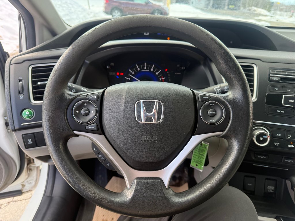 2015 Honda CIVIC LX, keyless entry, Cruise control, Bluetooth in COLDBROOK, Nova Scotia - 10 - w1024h768px