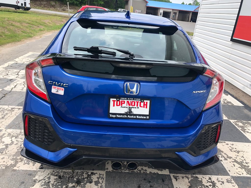2019 Honda Civic Sport - sunroof, lane assist, reverse camera, a/c in Kentville, Nova Scotia - 5 - w1024h768px